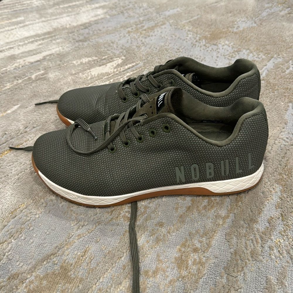 Nobull Gum Outwork Sneaker Trainer Shoe green Low Lace Up Performance size 12.5